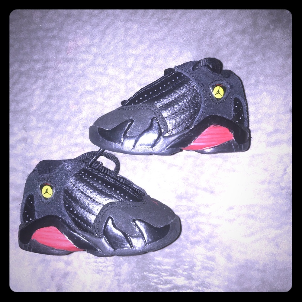 Infant retro Jordan 14 in size 3C. New without box